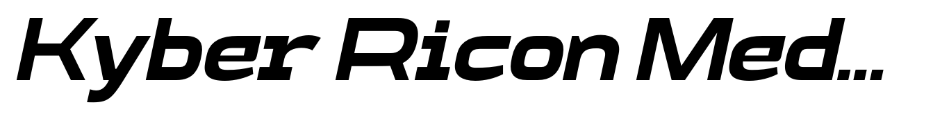 Kyber Ricon Medium Italic